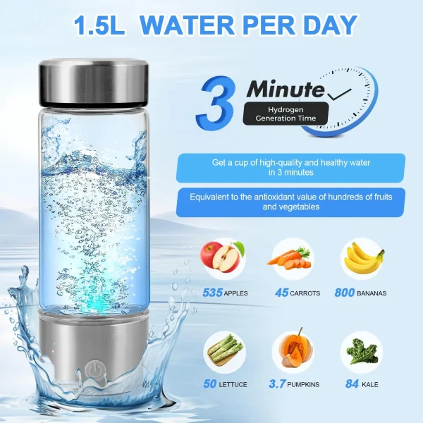 Hydrogen Water Bottle Generator - Image 2